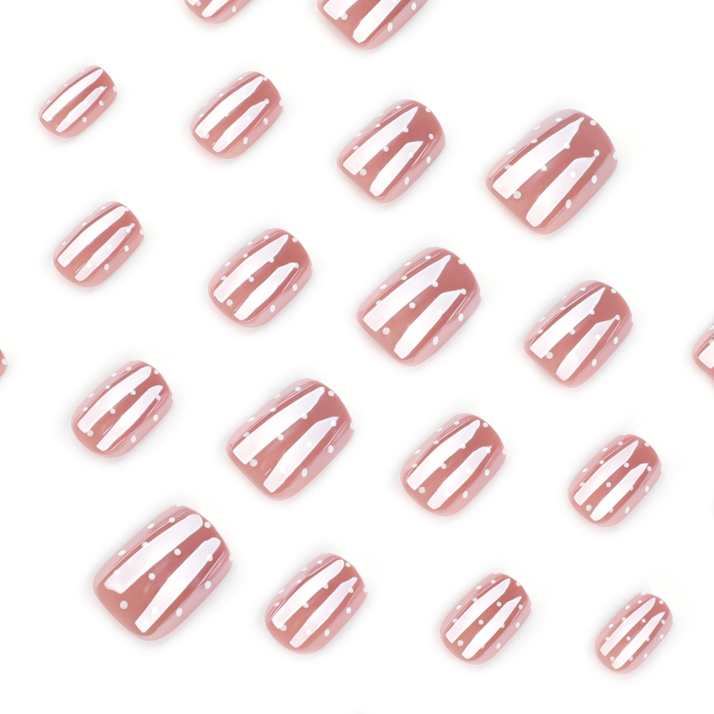 Coated Dazzling Minimalist Nail Art JP4208