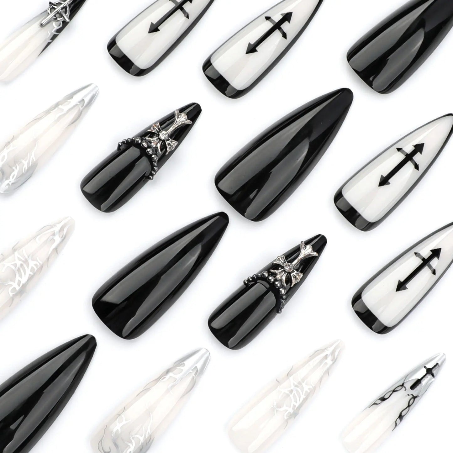 Dark Cross Veloura Nails