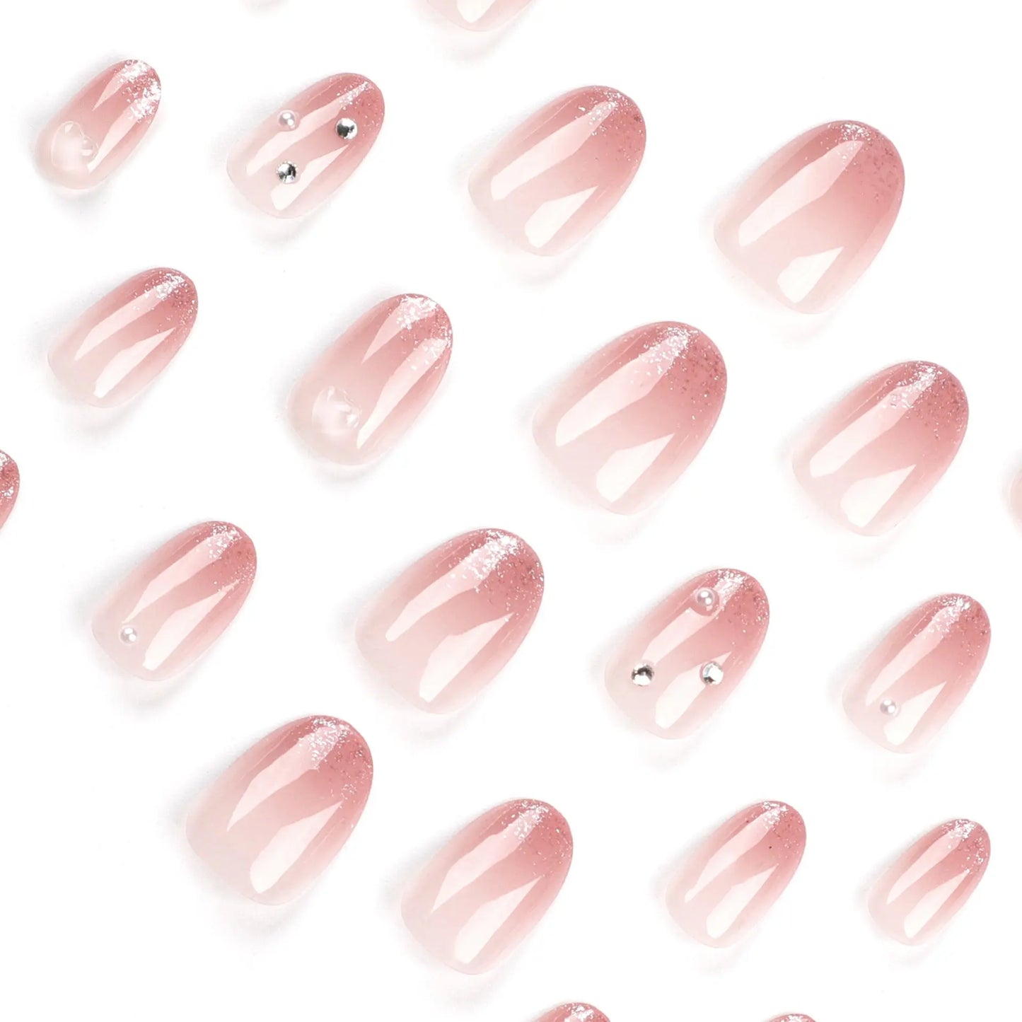 Blush Gradient Veloura Nails