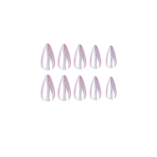 Purple Aurora Glitter Press-on Nails JP2064