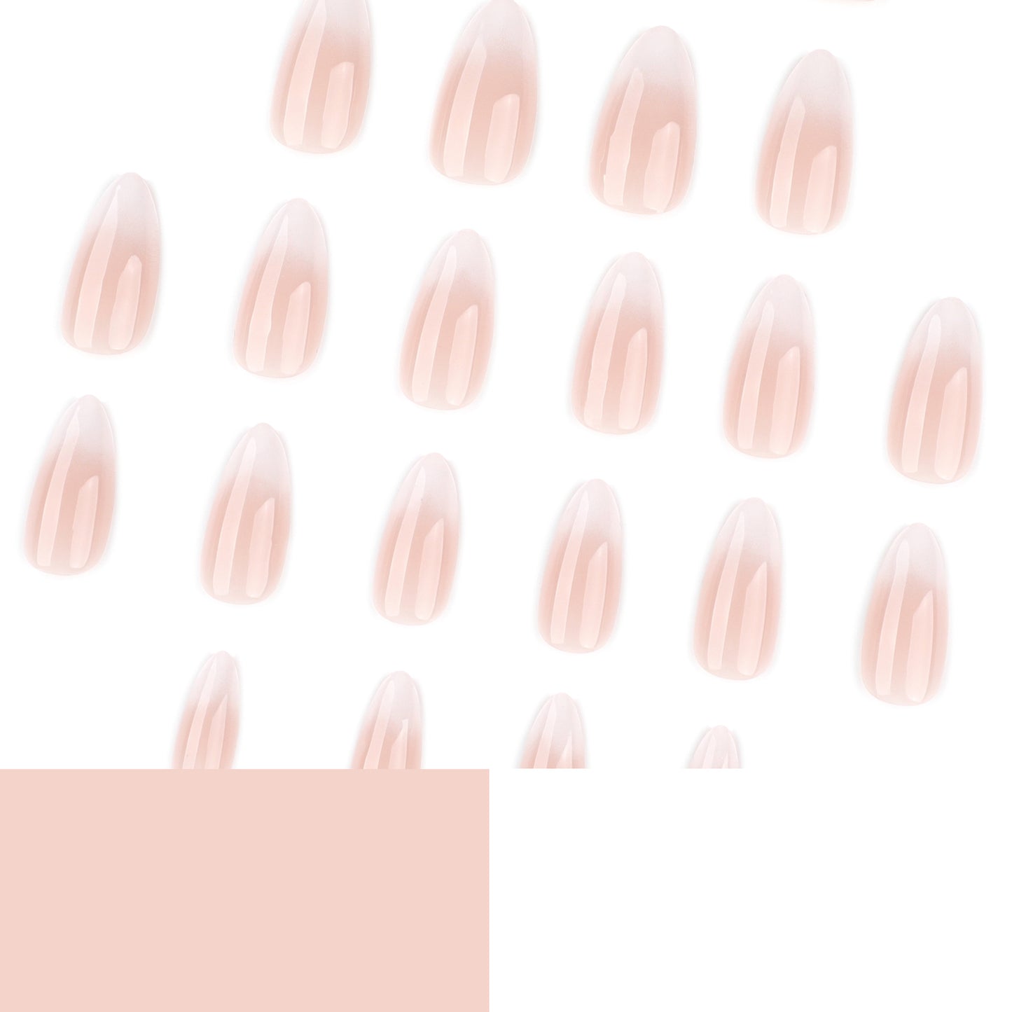 White Gradient Minimalist  JP4083 Veloura Nails