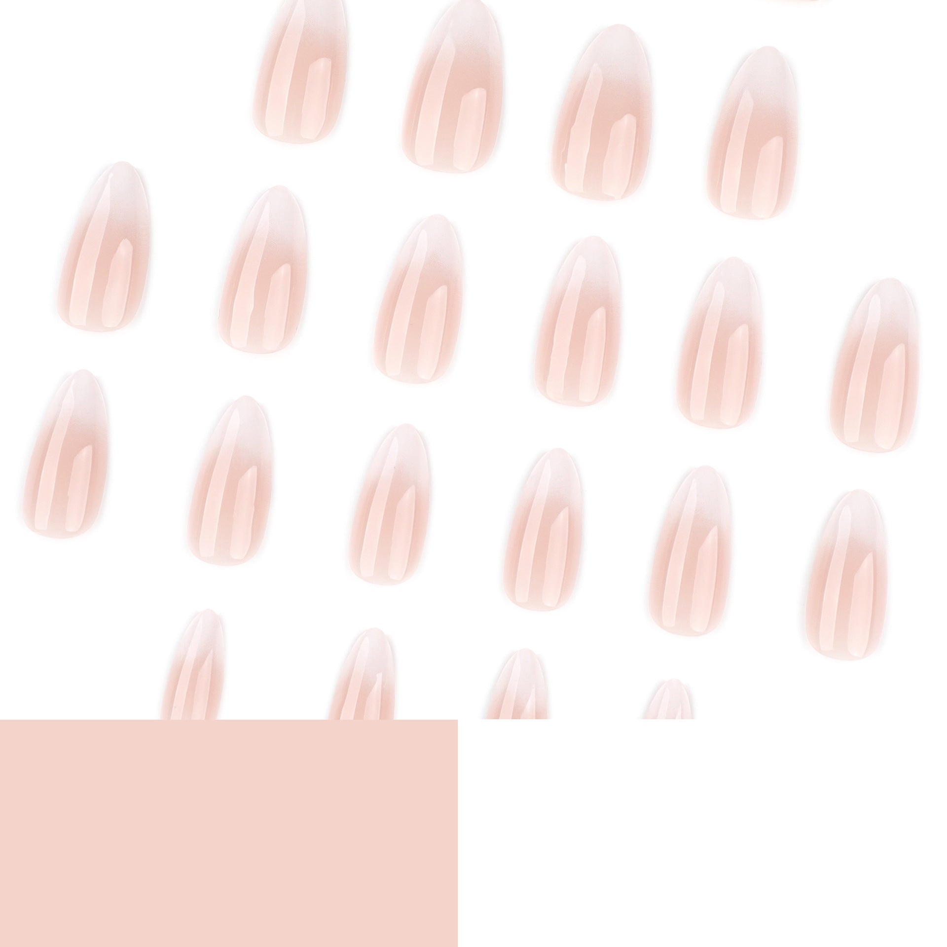 White Gradient Minimalist  JP4083 Veloura Nails
