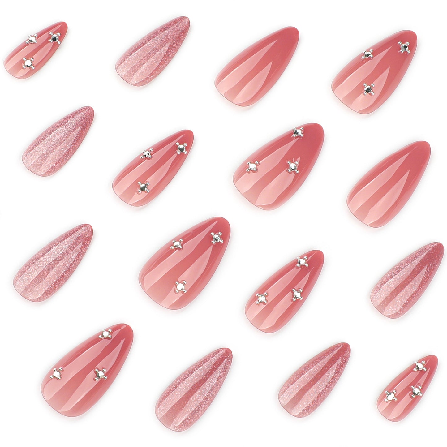 5D Cat Eye Gel - Nude Pink with Diamond Dust Effect JP4292