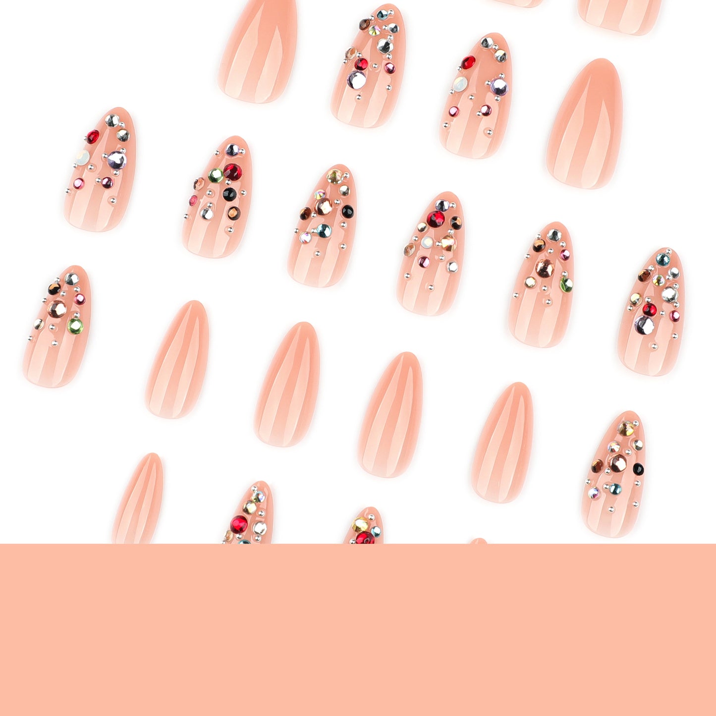 Multicolor Nail Gems JP4290