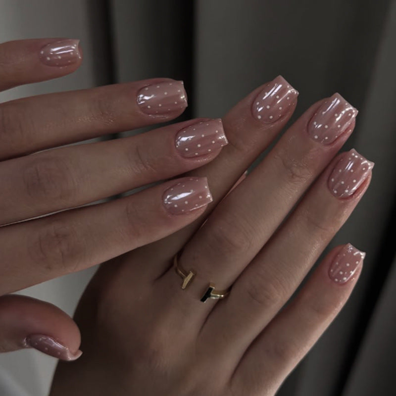 Coated Dazzling Minimalist Nail Art JP4208