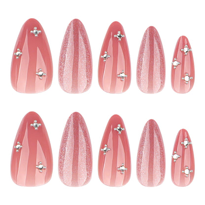 5D Cat Eye Gel - Nude Pink with Diamond Dust Effect JP4292