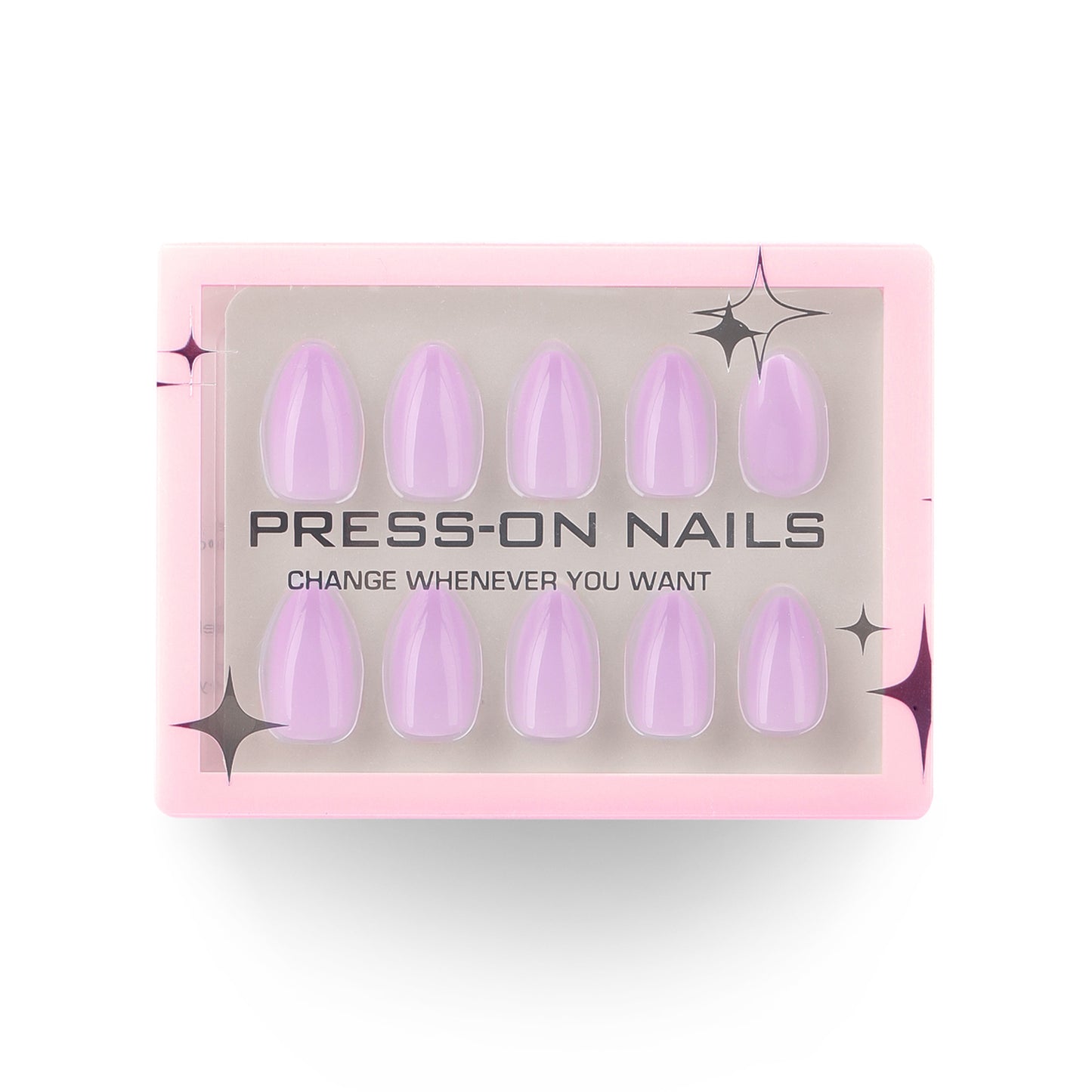 Solid Purple Press-On Nails GD46