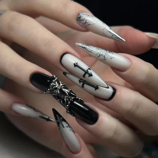 Dark Cross Veloura Nails