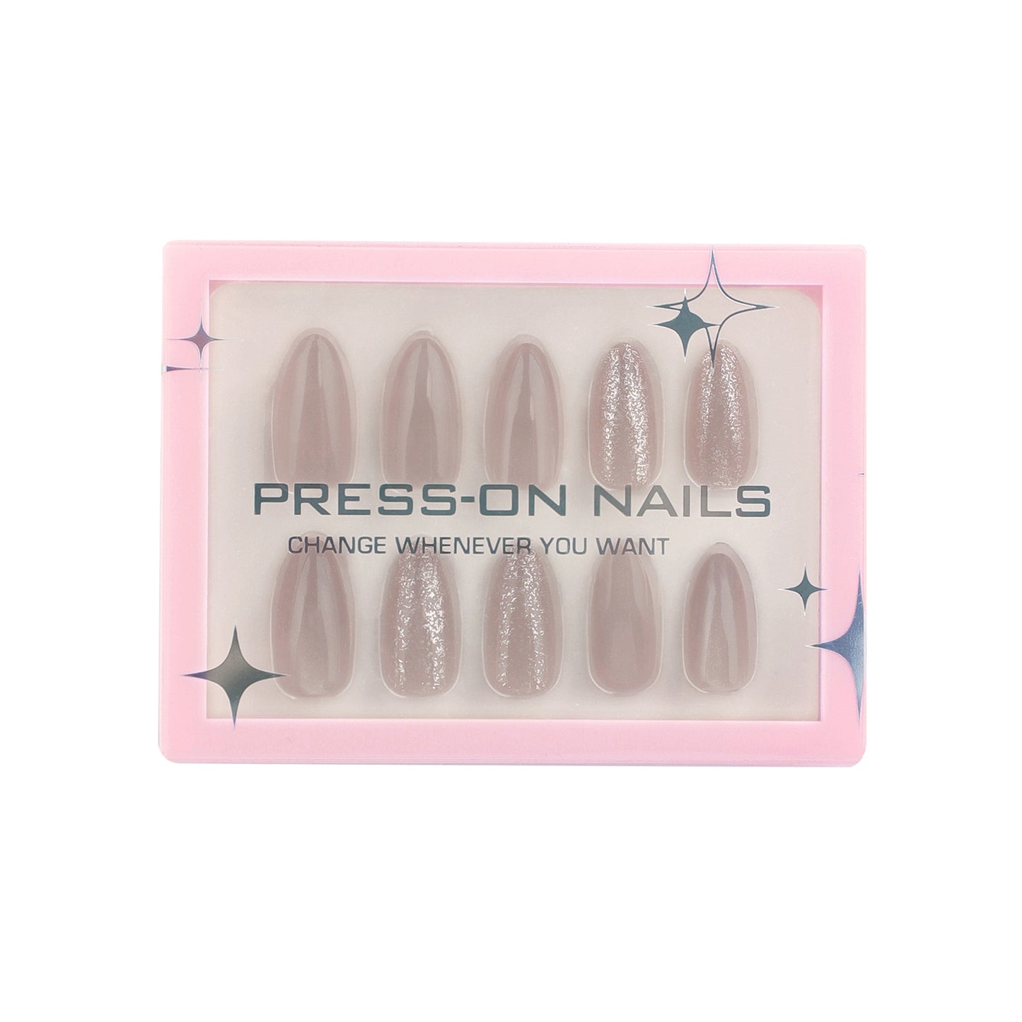 Minimalist Luxury Cat Eye Press On Nails GD33