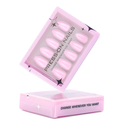 Luxury Pearl Solid Press-On Nails GD21