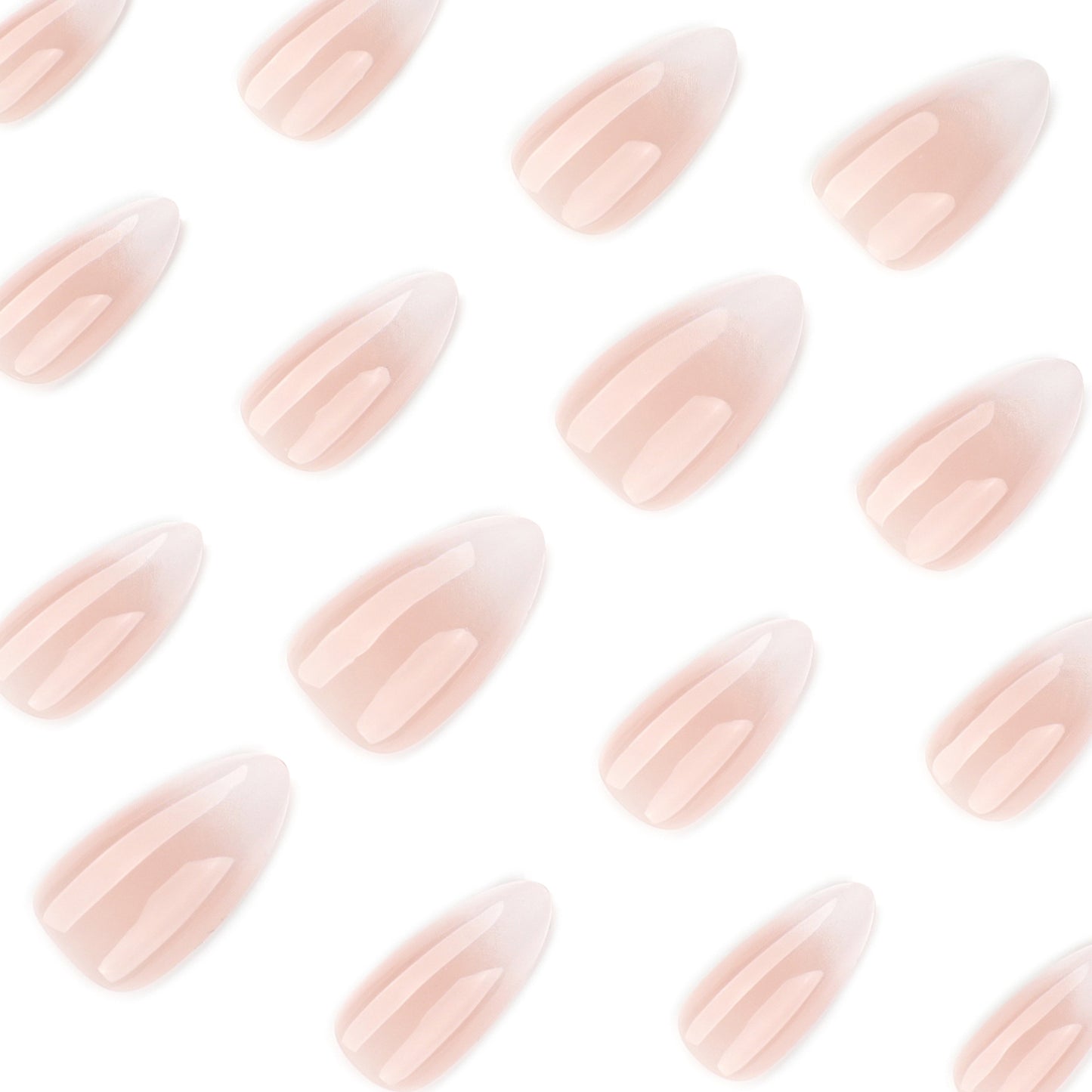 White Gradient Minimalist  JP4083 Veloura Nails