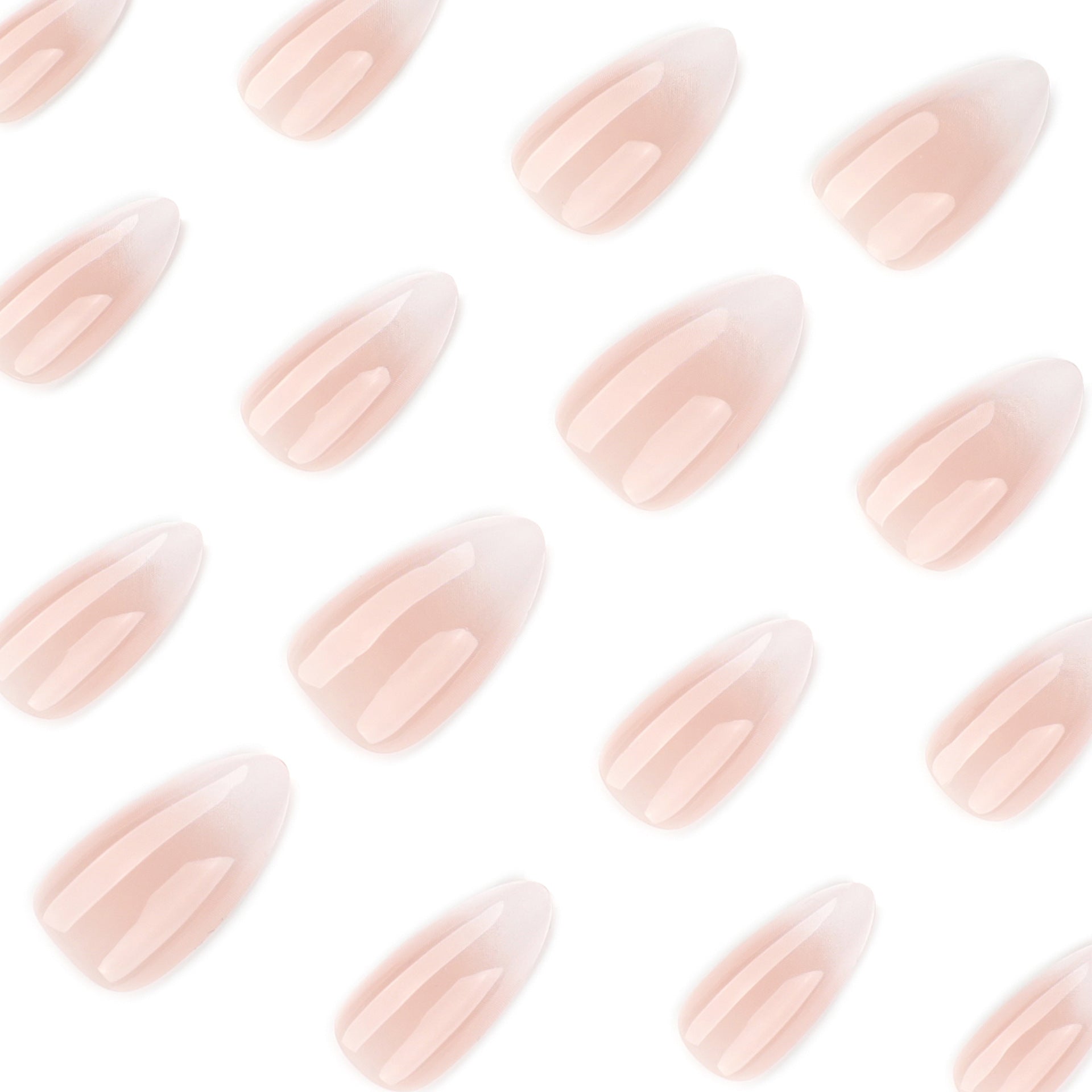 White Gradient Minimalist  JP4083 Veloura Nails