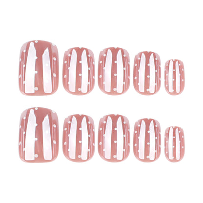 Coated Dazzling Minimalist Nail Art JP4208