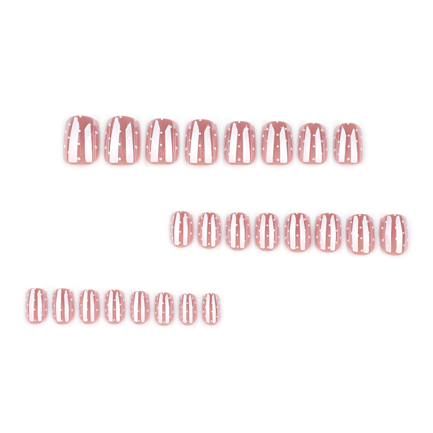 Coated Dazzling Minimalist Nail Art JP4208