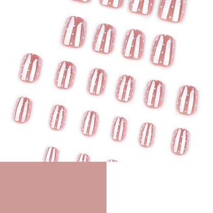 Coated Dazzling Minimalist Nail Art JP4208