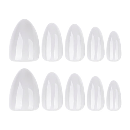 Minimalist Light Gray Press-On Nails GD44