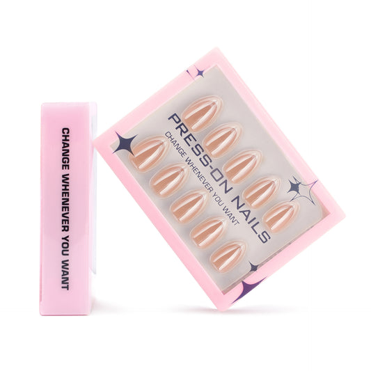 Classic French Press-On Nails GD32