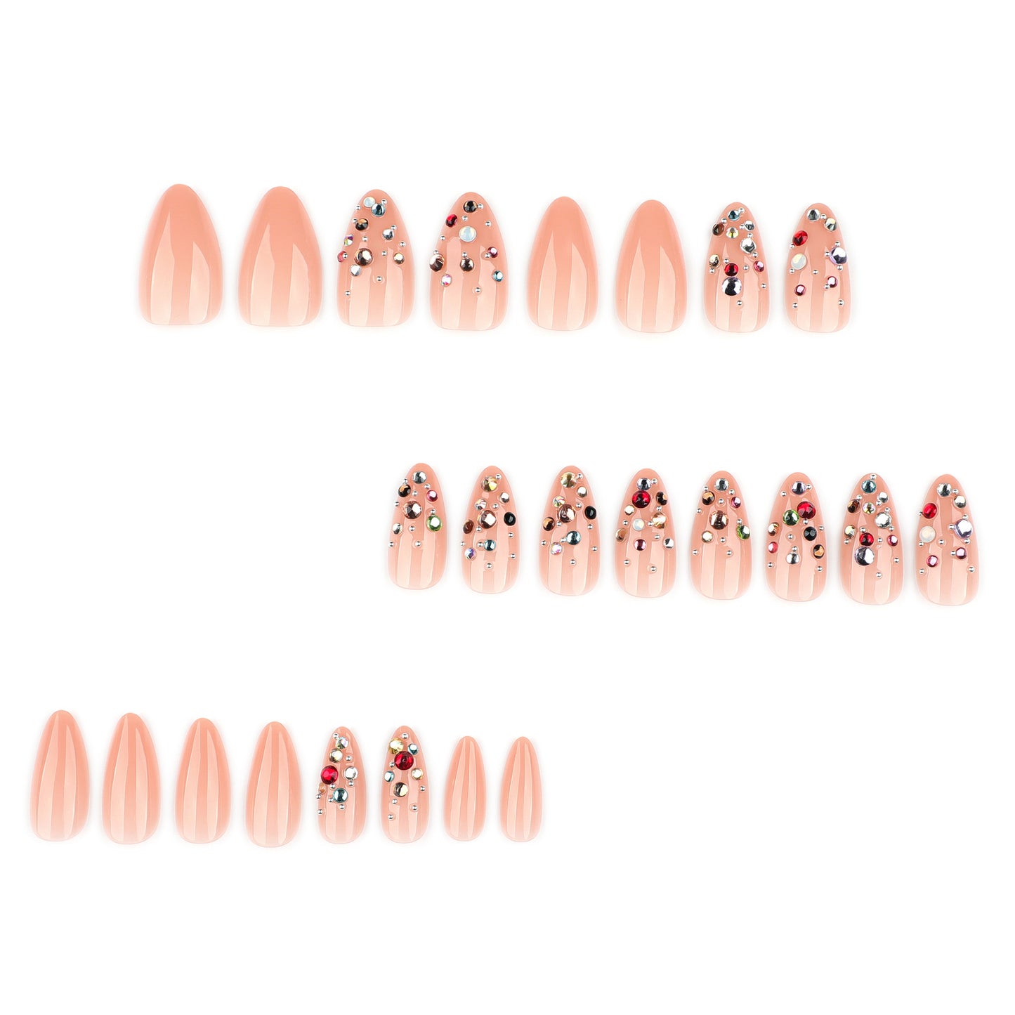 Multicolor Nail Gems JP4290