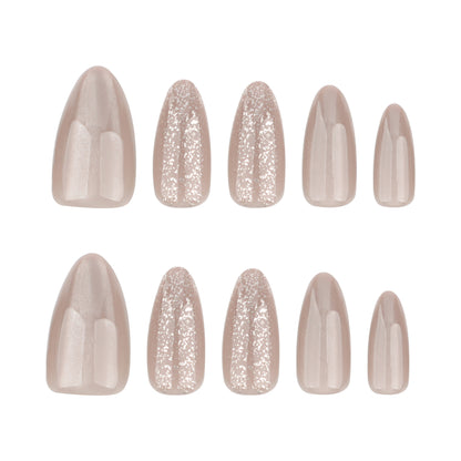 Minimalist Luxury Cat Eye Press On Nails GD33