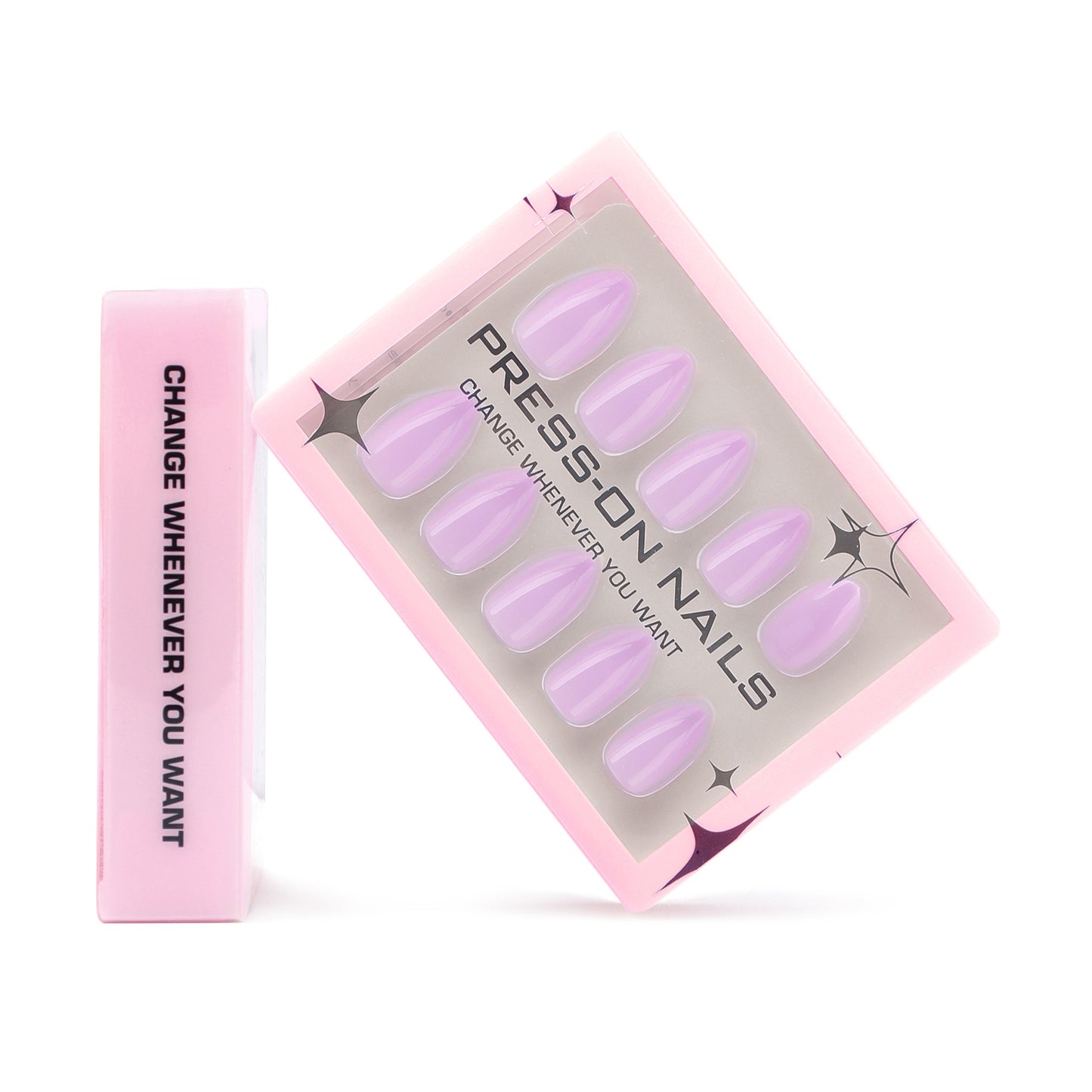 Solid Purple Press-On Nails GD46